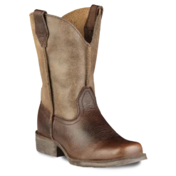 Ariat Childrens Earth Brown Rambler Western Boots 10007602