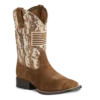 Ariat Children's Antique Mocha Suede Patriot Boots 10019913