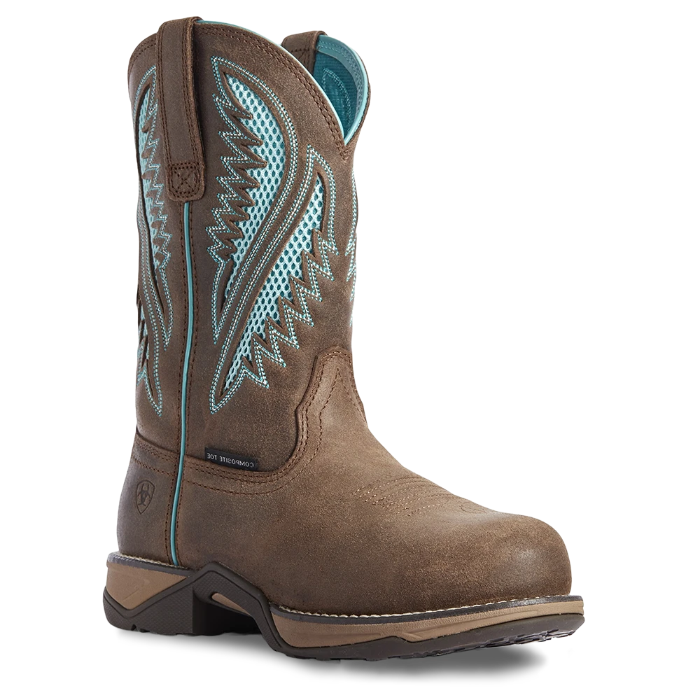 Ariat Ladies Anthem VentTEK Java Brown Composite Toe Work Boots 10031667 1 Ariat Ladies Anthem VentTEK Java Brown Composite Toe Work Boots 10031667