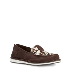 Ariat® Ladies Chocolate Chip Suede & Hair On Cruiser Shoe 10033932