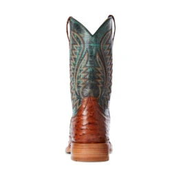 Ariat® Men's Gallup Roaring TurquoiseExotic Boots 10034113 -Ariat Shop 10034113 heel