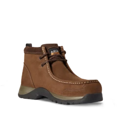 Ariat Ladies Edge Lite Dark Brown Composite Toe Moc Shoe 10035978