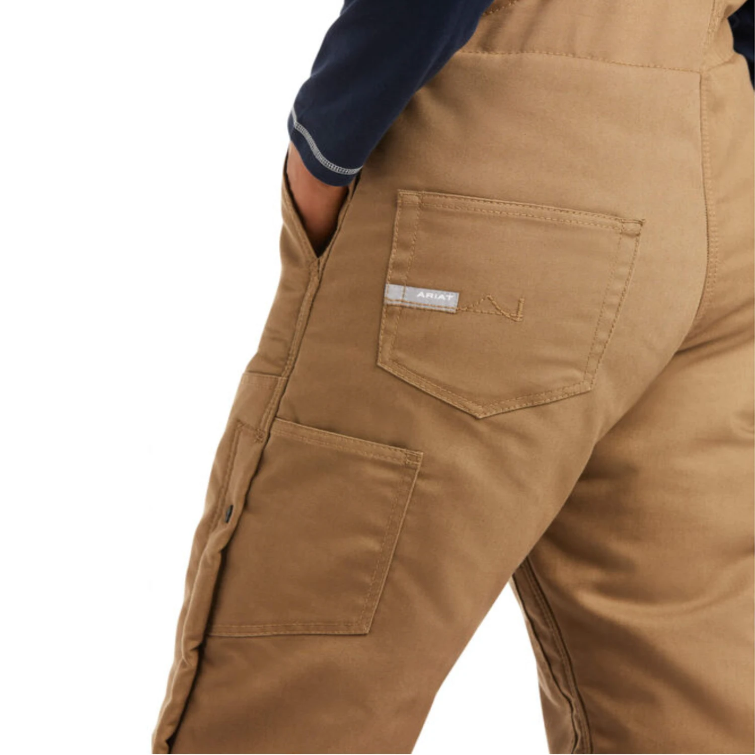 Ariat® Ladies Rebar DuraCanvas Insulated Khaki Work Overalls 10036685 5 Ariat® Ladies Rebar DuraCanvas Insulated Khaki Work Overalls 10036685 - Image 5