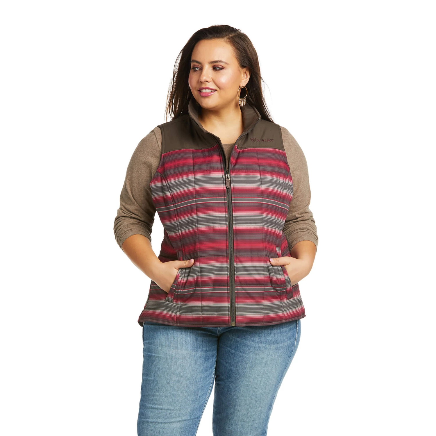 Ariat Ladies REAL Crius Serape Concealed Carry Full Zip Vest 10037468 2 Ariat Ladies REAL Crius Serape Concealed Carry Full Zip Vest 10037468 - Image 2
