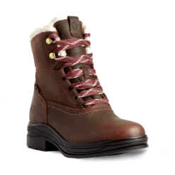 Ariat Ladies Harper Waterproof Dark Brown Lace-Up Boots 10038296