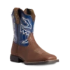 Ariat Children's Boy's Sorting Pen Chocolate An Navy Boots 10038334