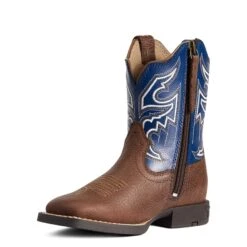 Ariat Children's Boy's Sorting Pen Chocolate An Navy Boots 10038334 10 Ariat Children's Boy's Sorting Pen Chocolate An Navy Boots 10038334 -Ariat Shop 1003834 1