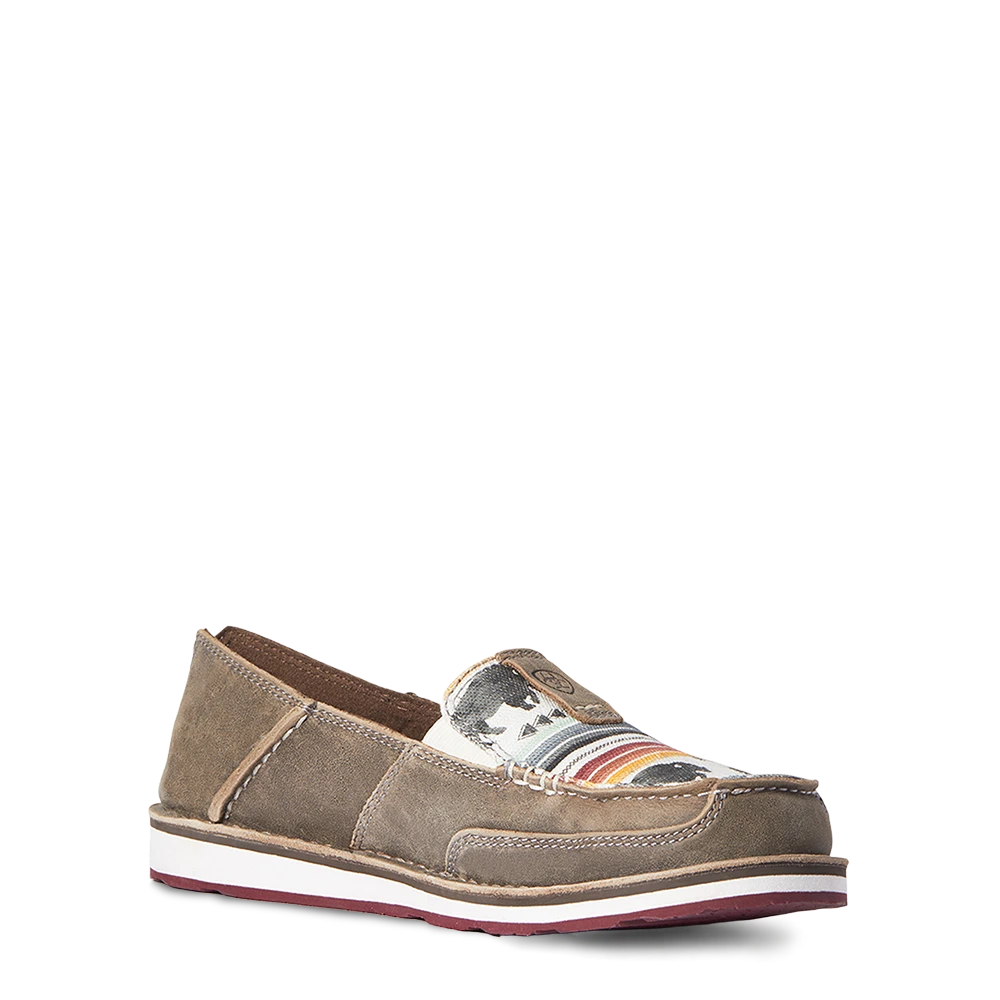 Ariat Ladies Natural Taupe & Buffalo Print Cruiser Shoes 10038418 1 Ariat Ladies Natural Taupe & Buffalo Print Cruiser Shoes 10038418