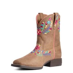 Ariat Youth Girl's Wild Flower Canyon Tan Boots 10038442 8 Ariat Youth Girl's Wild Flower Canyon Tan Boots 10038442 -Ariat Shop 10038442 2