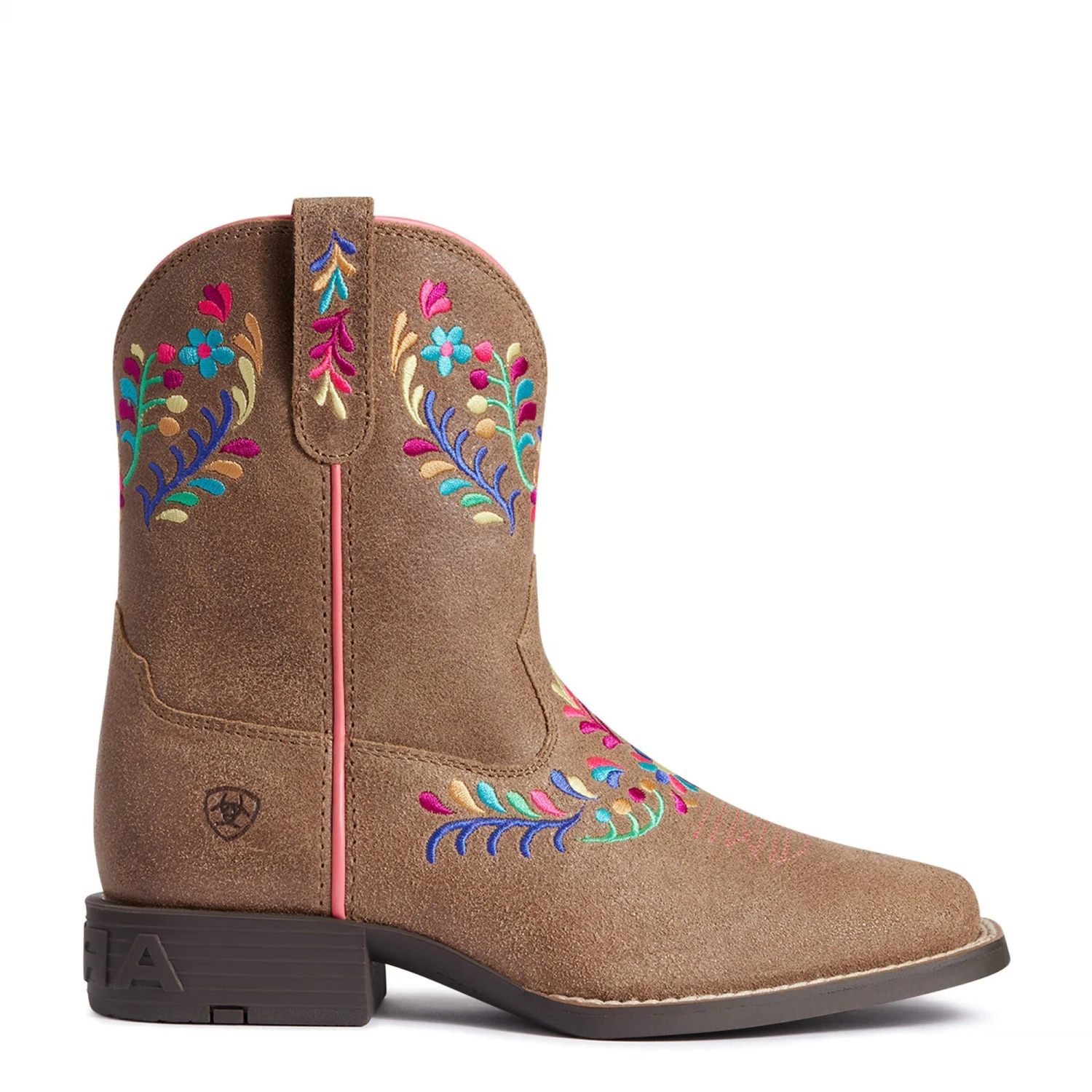 Ariat Youth Girl's Wild Flower Canyon Tan Boots 10038442 4 Ariat Youth Girl's Wild Flower Canyon Tan Boots 10038442 - Image 4