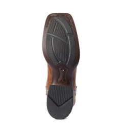 Ariat Ladies Primera Dark Tan & Pomegranate StretchFit Boots 10038461 -Ariat Shop 10038461 sole