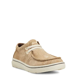 Ariat® Youth Girl's Hilo Washed Tan Canvas Slip On Shoes 10040251