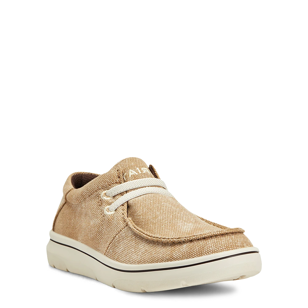 Ariat® Youth Girl's Hilo Washed Tan Canvas Slip On Shoes 10040251 1 Ariat® Youth Girl's Hilo Washed Tan Canvas Slip On Shoes 10040251