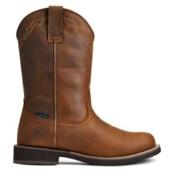 Ariat Ladies Delilah Brown Round Toe Waterproof Boots 10040272 -Ariat Shop 10040272 4