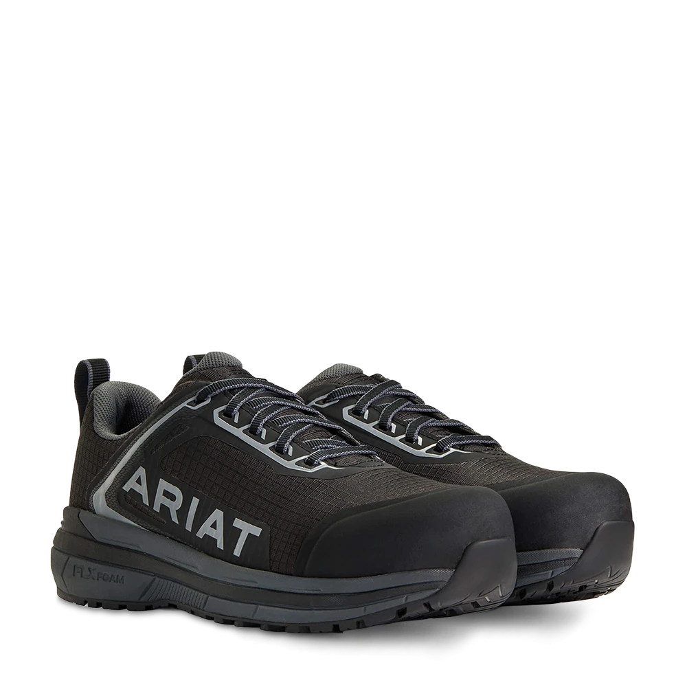 Ariat Ladies Outpace Black & Charcoal Composite Toe Sneakers 10040324 1 Ariat Ladies Outpace Black & Charcoal Composite Toe Sneakers 10040324