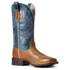 Ariat® Ladies Edgewood Almond Buff Sqaure Toe Boots 10040349 -Ariat Shop 10040349c