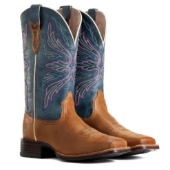 Ariat® Ladies Edgewood Almond Buff Sqaure Toe Boots 10040349 -Ariat Shop 10040349d