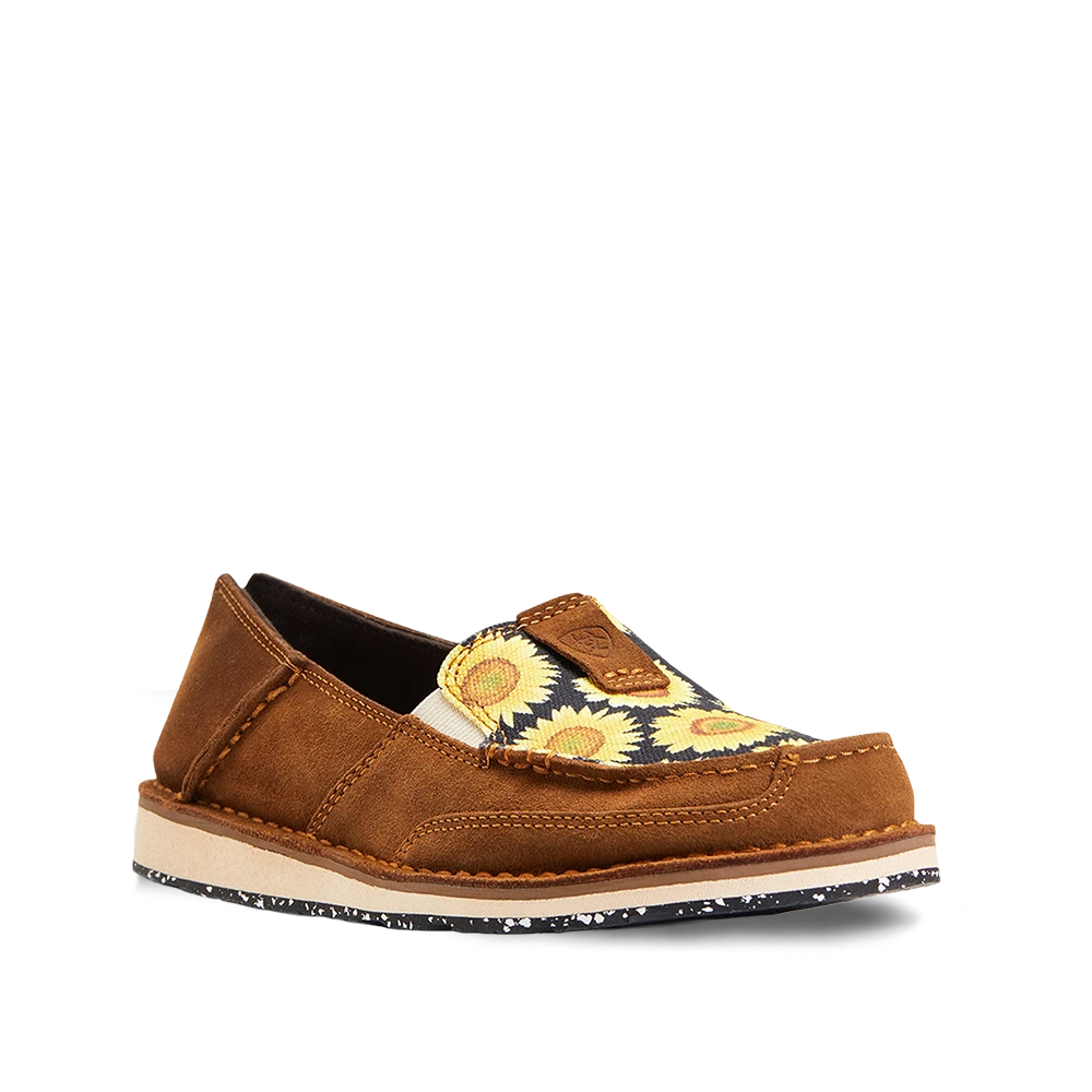 Ariat Ladies Cruiser Peanut & Field Of Sun Print Shoes 10040356 1 Ariat Ladies Cruiser Peanut & Field Of Sun Print Shoes 10040356