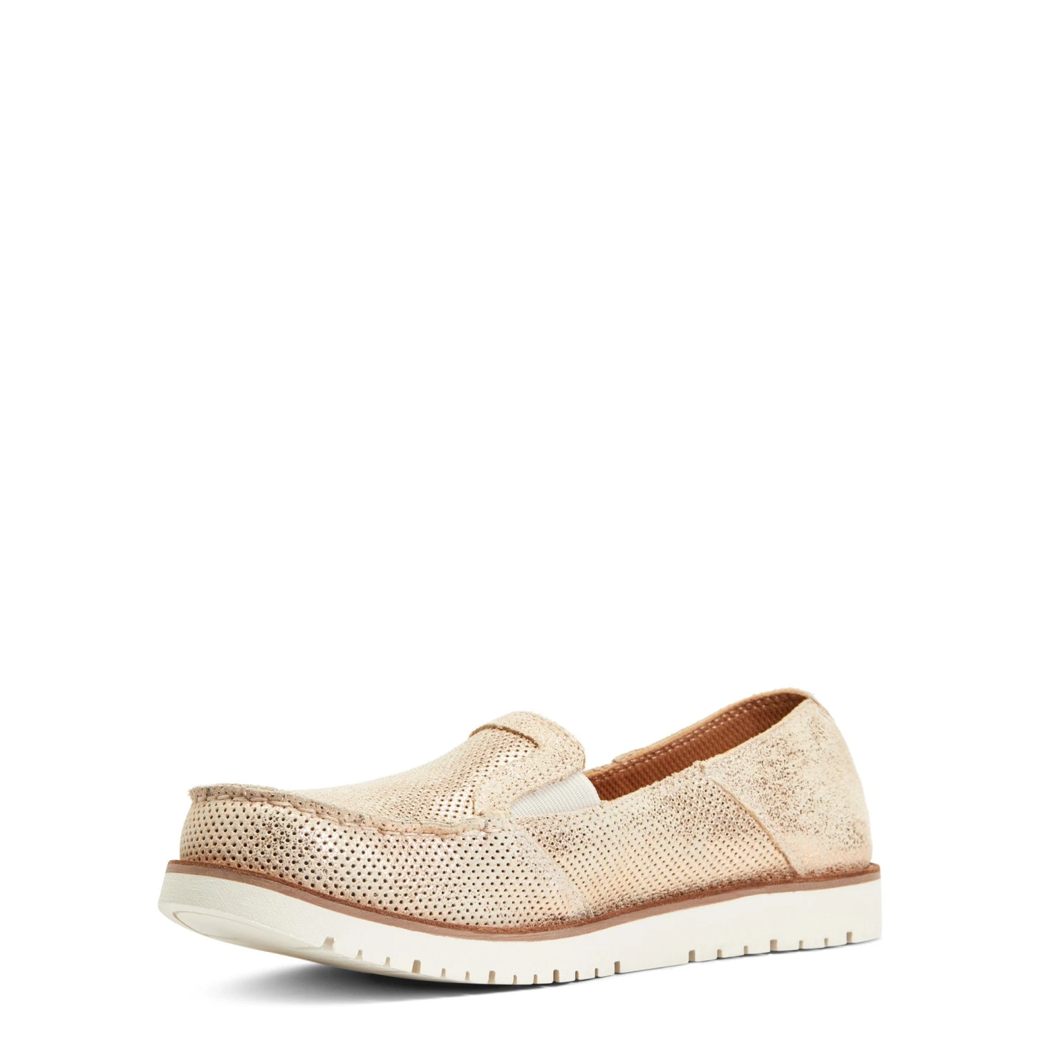 Ariat® Ladies Cruiser Rose Gold Metallic Slip On Shoes 10040381 5 Ariat® Ladies Cruiser Rose Gold Metallic Slip On Shoes 10040381 - Image 5