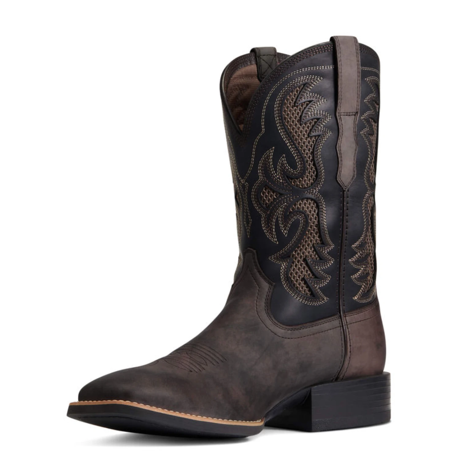 Ariat® Men's Sport Fresco VentTEK™ Brown & Black Western Boot 10040430 3 Ariat® Men's Sport Fresco VentTEK™ Brown & Black Western Boot 10040430 - Image 3