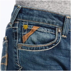 Ariat® Boys B5 Wilson Slim Wave Blue Straight Leg Jeans 10040502 -Ariat Shop 10040502c