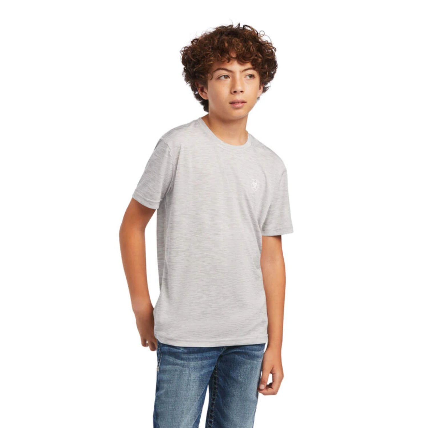 Ariat® Children's Echo Gray Charger Patriotic Graphic T-shirt 10040637 2 Ariat® Children's Echo Gray Charger Patriotic Graphic T-shirt 10040637 - Image 2
