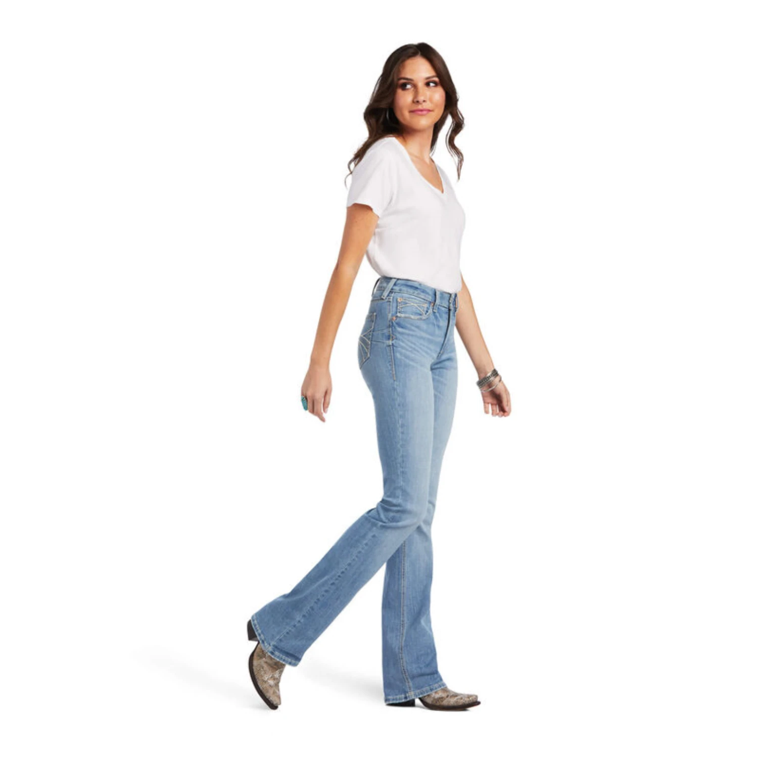 Ariat® Ladies R.E.A.L™ Felicity High Rise Colorado Bootcut Jeans 10041114 3 Ariat® Ladies R.E.A.L™ Felicity High Rise Colorado Bootcut Jeans 10041114 - Image 3