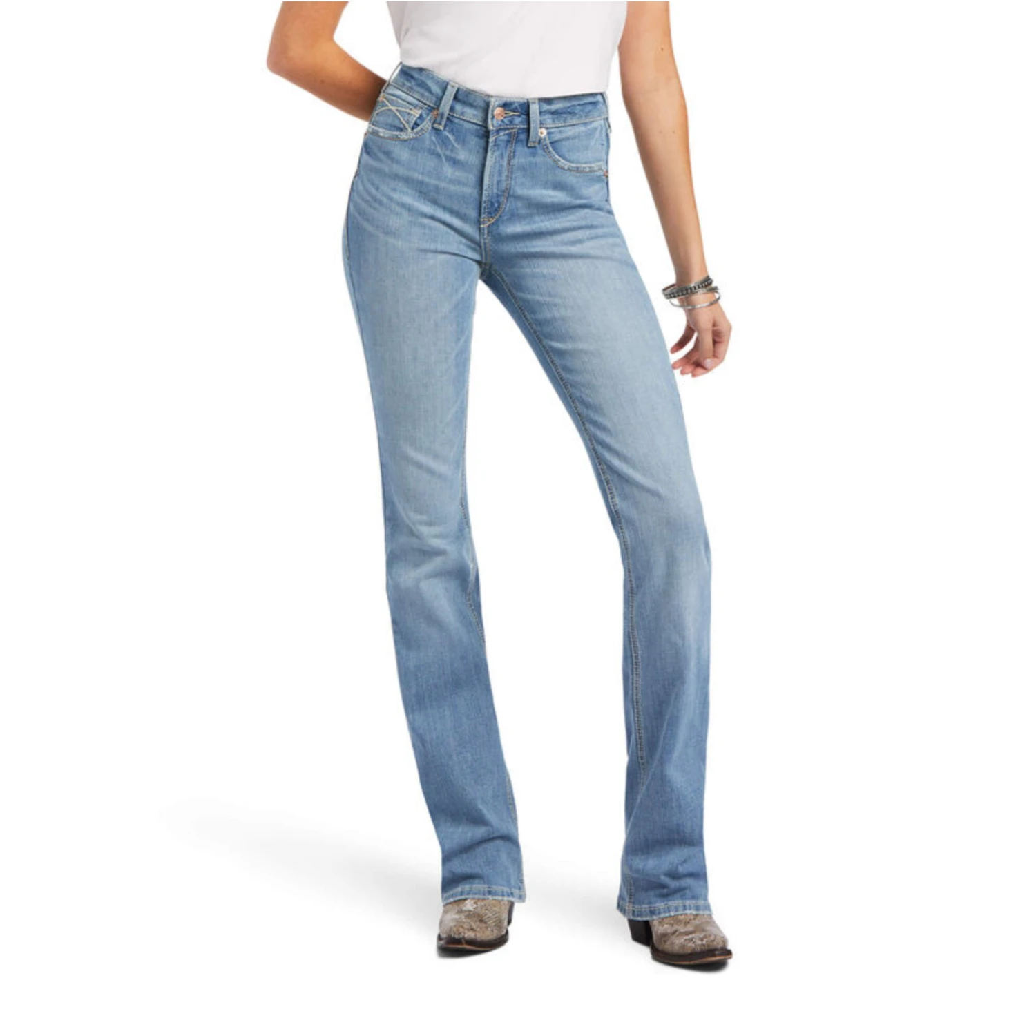 Ariat® Ladies R.E.A.L™ Felicity High Rise Colorado Bootcut Jeans 10041114 2 Ariat® Ladies R.E.A.L™ Felicity High Rise Colorado Bootcut Jeans 10041114 - Image 2