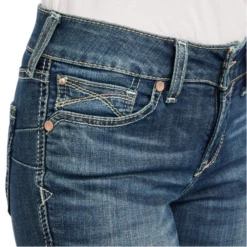Ariat® Ladies R.E.A.L™ Daphne Perfect Rise Straight Leg Jeans 10041115 -Ariat Shop 10041115d
