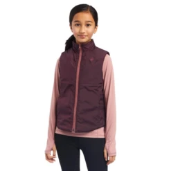 Ariat® Girl's Bella Reversible Insulated Wild Ginger Ponies Vest 10041367 -Ariat Shop 10041367b