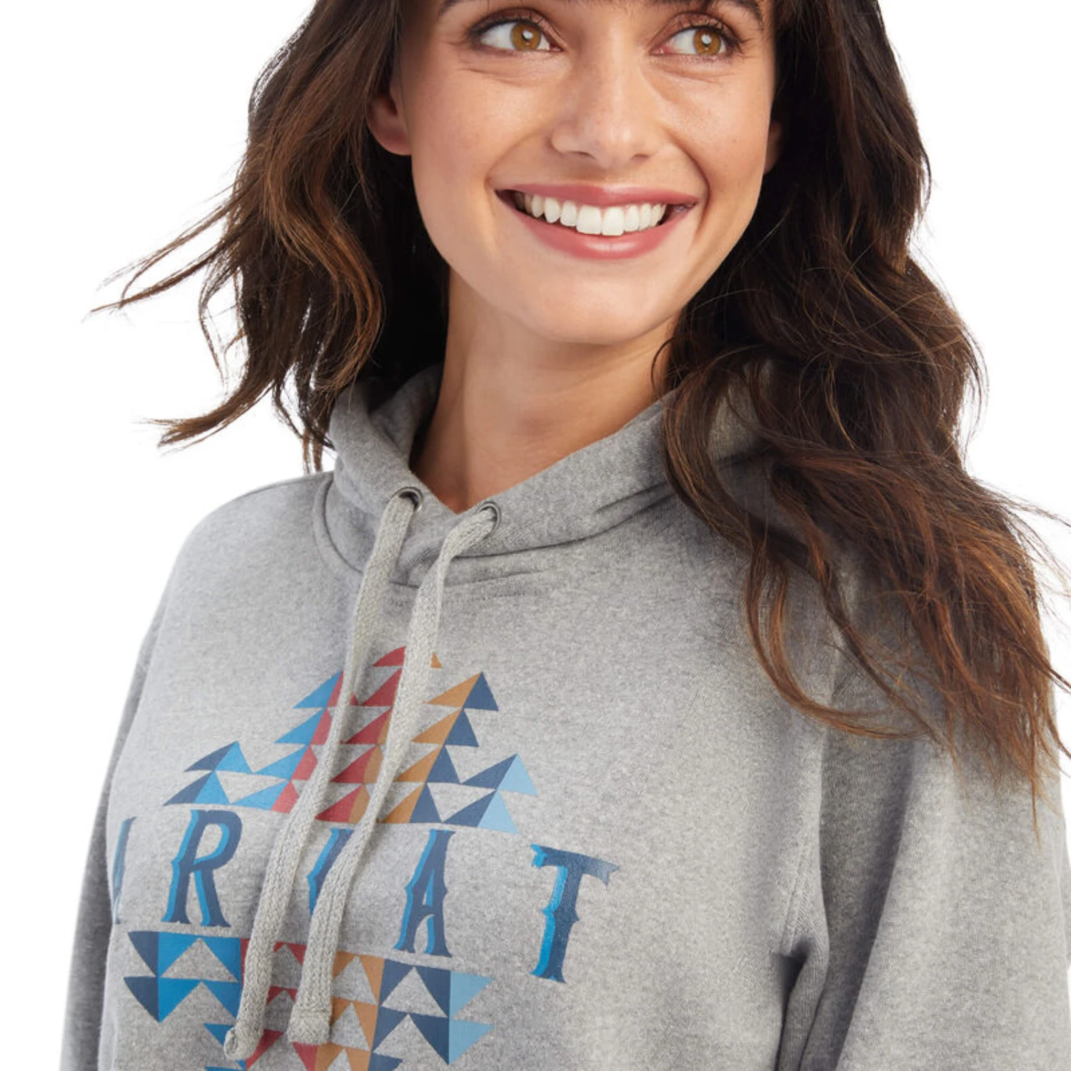Ariat® Ladies R.E.A.L™ Beartooth Heather Grey Hoodie 10041632 7 Ariat® Ladies R.E.A.L™ Beartooth Heather Grey Hoodie 10041632 - Image 7