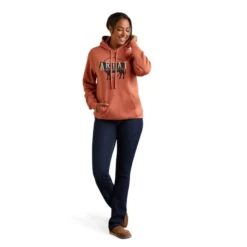 Ariat® Ladies R.E.A.L. Aragon Branded Logo Hoodie 10041645 -Ariat Shop 10041645a