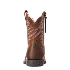 Ariat® Girl's Firecatcher Pink And Rowdy Brown Western Boots 10042415 -Ariat Shop 10042415c