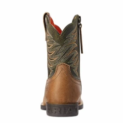 Ariat® Children's Firecatcher Alfalfa & Brown Square Toe Boots 10042416 -Ariat Shop 10042416c