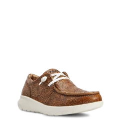 Ariat® Ladies Hilo Floral Emboss Brown Shoes 10042508