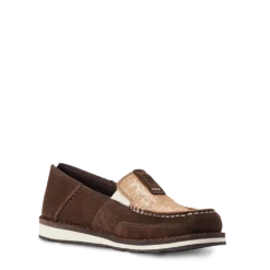Ariat® Ladies Azteca Suede & Metallic Copper Cruiser Shoes 10042528