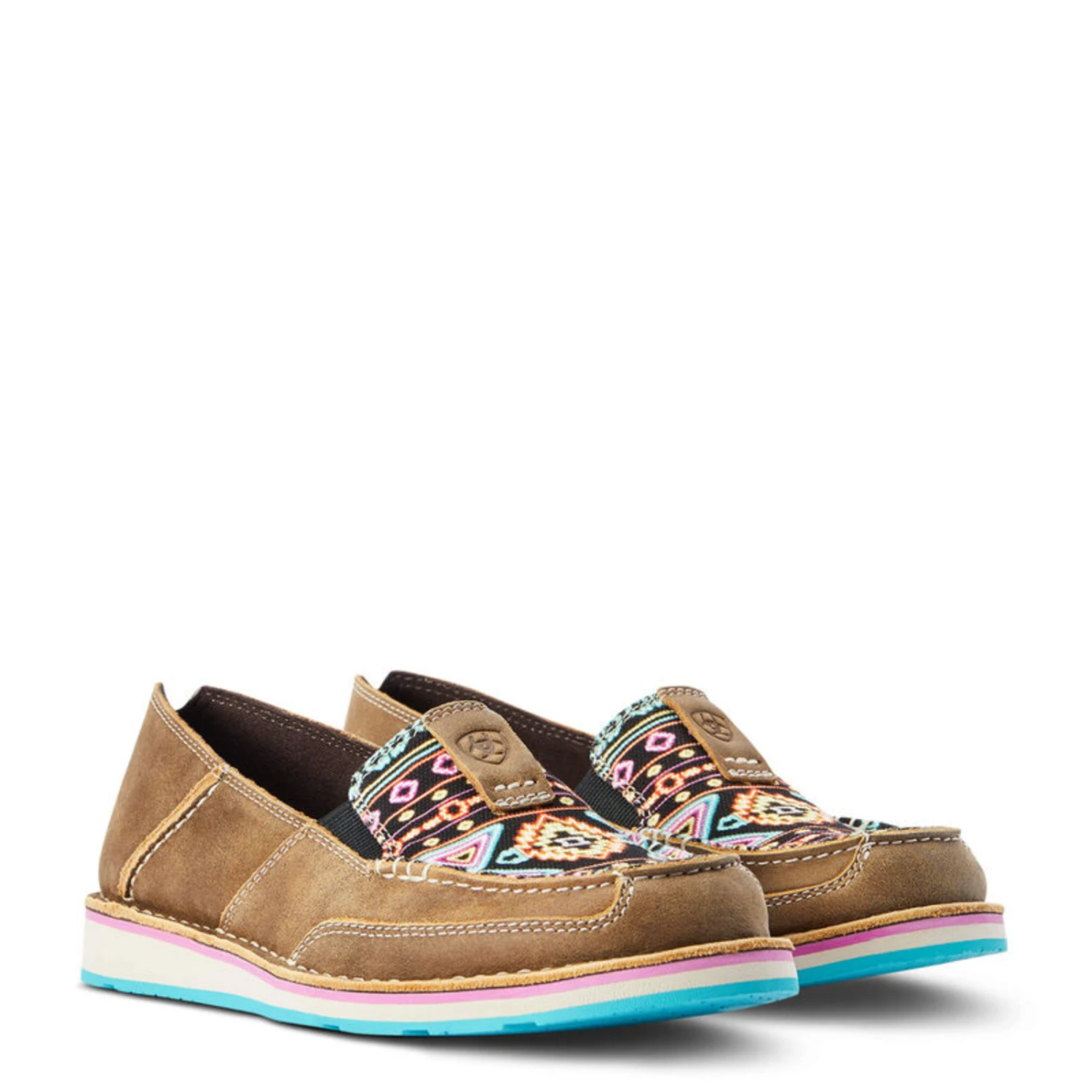 Ariat® Ladies Cruiser Brown Bomber & Neon Lights Shoes 10042532 6 Ariat® Ladies Cruiser Brown Bomber & Neon Lights Shoes 10042532 - Image 6