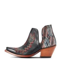 Ariat® Ladies Dixon Chimayo New Mexico Roja Black Booties 10042580 9 Ariat® Ladies Dixon Chimayo New Mexico Roja Black Booties 10042580 -Ariat Shop 10042580d