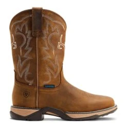 Ariat® Ladies Anthem Deer H2O Distressed Brown Boots 10042593 -Ariat Shop 10042593 side1