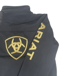Ariat® Youth New Team Black & Gold Softshell Jacket 10043052 -Ariat Shop 10043052c