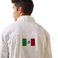 Ariat® Men's Team Mexico White Mexican Flag Softshell Jacket 10043549 10 Ariat® Men's Team Mexico White Mexican Flag Softshell Jacket 10043549 -Ariat Shop 10043549 02 4c6e89de e404 4060 8a96 4e8d44521613