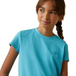 Ariat® Girls Varsity Camo Maui Blue T-Shirt 10043735 8 Ariat® Girls Varsity Camo Maui Blue T-Shirt 10043735 -Ariat Shop 10043735d