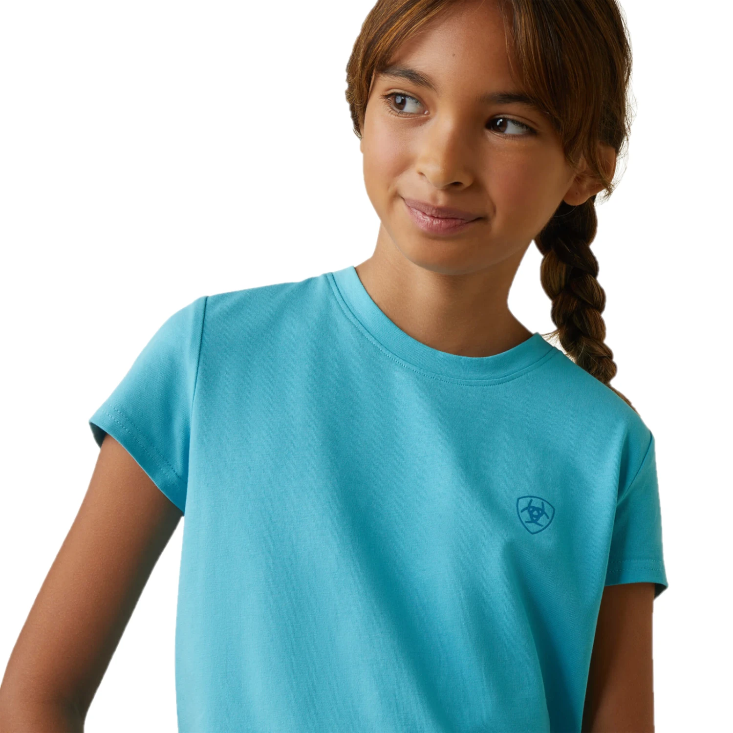 Ariat® Girls Varsity Camo Maui Blue T-Shirt 10043735 4 Ariat® Girls Varsity Camo Maui Blue T-Shirt 10043735 - Image 4