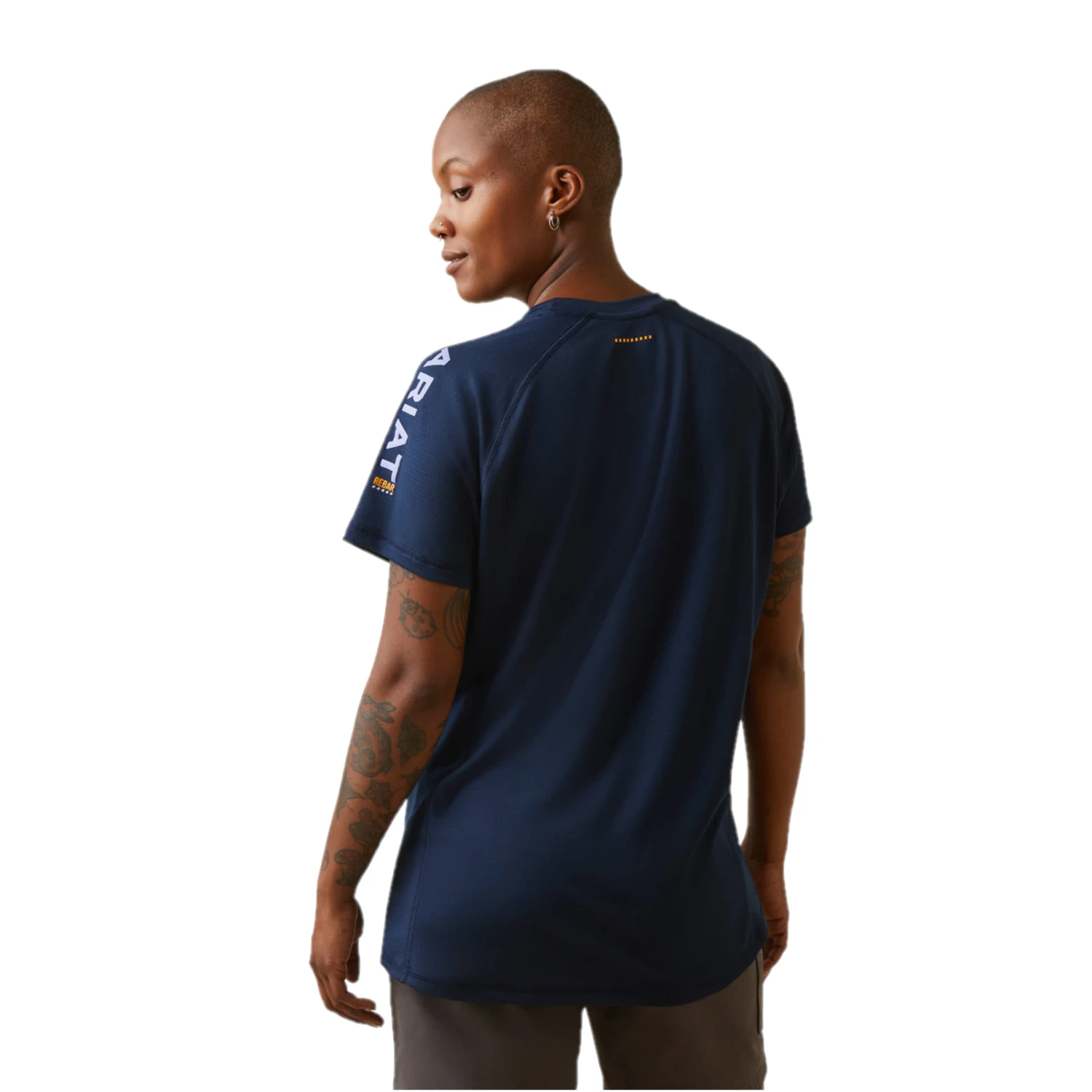 Ariat® Ladies Rebar Heat Fighter Navy Dusk T-Shirt 10043845 4 Ariat® Ladies Rebar Heat Fighter Navy Dusk T-Shirt 10043845 - Image 4
