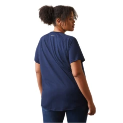 Ariat® Ladies Rebar Heat Fighter Navy Dusk T-Shirt 10043845 8 Ariat® Ladies Rebar Heat Fighter Navy Dusk T-Shirt 10043845 -Ariat Shop 10043845d