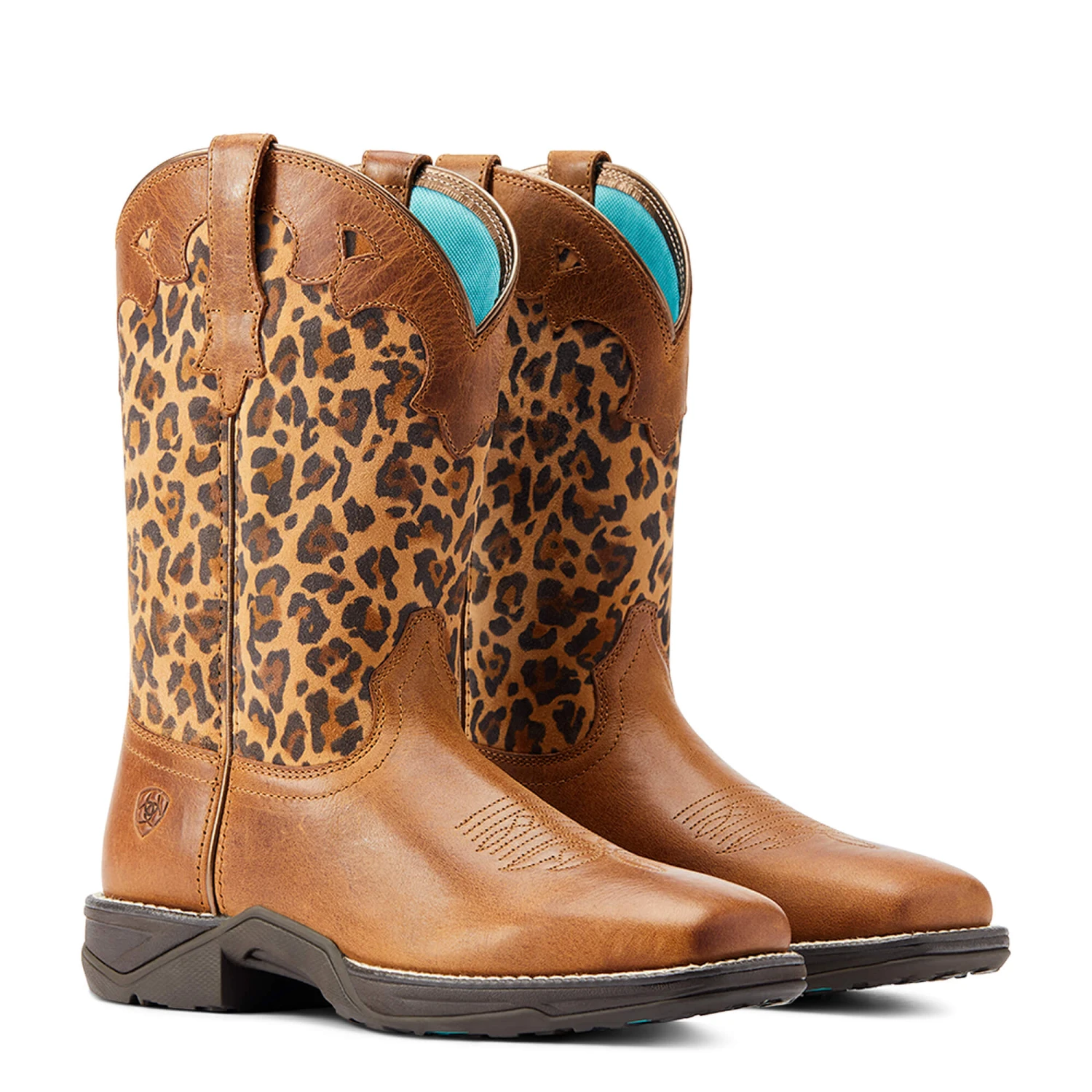 Ariat® Ladies Anthem Savanna Tortuga & Leopard Print Tan Boots 10044410 6 Ariat® Ladies Anthem Savanna Tortuga & Leopard Print Tan Boots 10044410 - Image 6