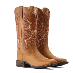 Ariat® Ladies Rockdale Almond Buff Tan Western Boots 10044415 -Ariat Shop 10044415a 1c271bf4 d460 4e11 aee0 5a1314ef3e6b