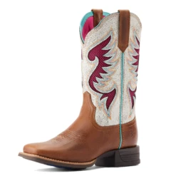 Ariat® Ladies Pinto VentTEK™ 360° Distressed White & Tan Boots 10044507 -Ariat Shop 10044507a