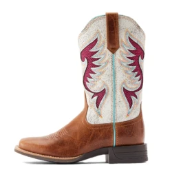 Ariat® Ladies Pinto VentTEK™ 360° Distressed White & Tan Boots 10044507 -Ariat Shop 10044507b