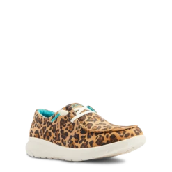 Ariat® Ladies Hilo Lively Leopard Print Slip On Shoes 10044587